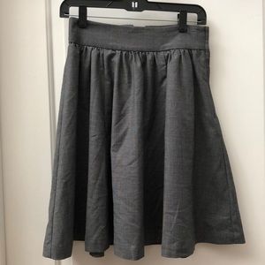 H&M—Grey full skirt with back V detail!